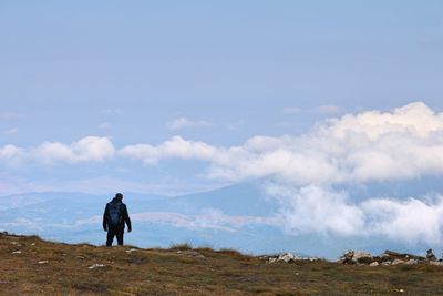 Hiking in rila mountains in bulgaria