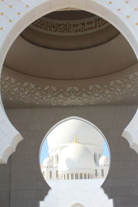 Interior of mosque