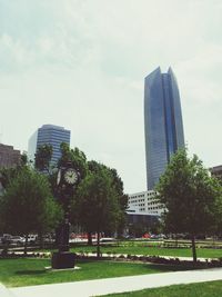 City skyline against sky