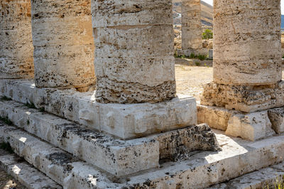 View of old ruins