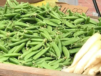 Close-up of vegetables for sale in market