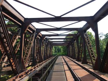Footbridge over river