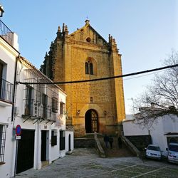 View of built structure against clear sky