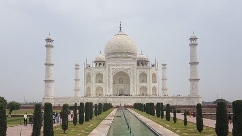 View of monument against clear sky