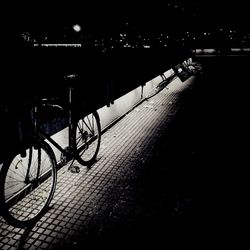 Train at night