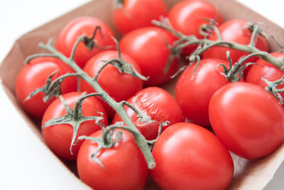 High angle view of tomatoes