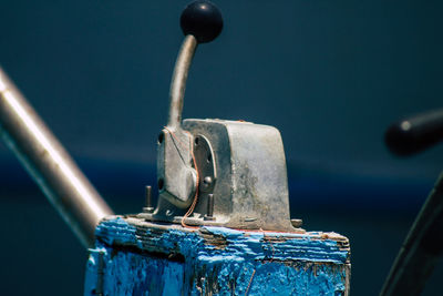 Close-up of machine part