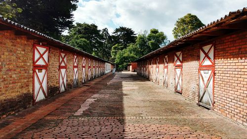 Walkway leading to building