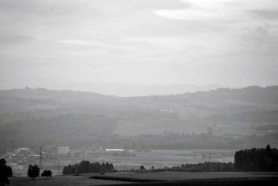 Scenic view of landscape against sky