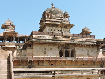 Low angle view of historical building