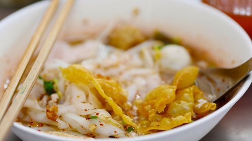 Close-up of food in bowl