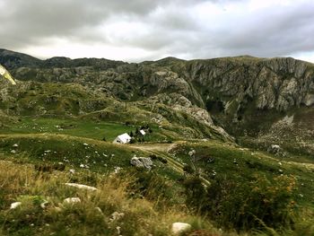 Scenic view of landscape against sky