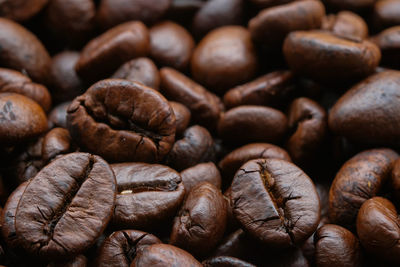 Detail shot of coffee beans