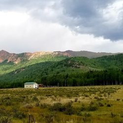Scenic view of landscape against sky