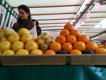 Fruits for sale in market