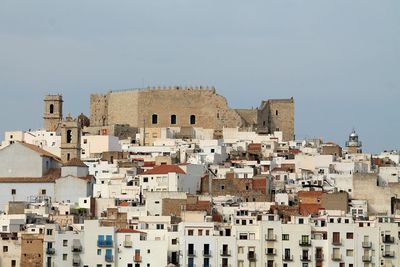 Low angle view of historic building against sky