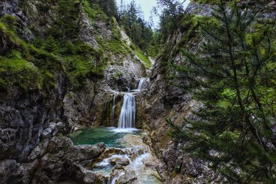 Waterfall in forest