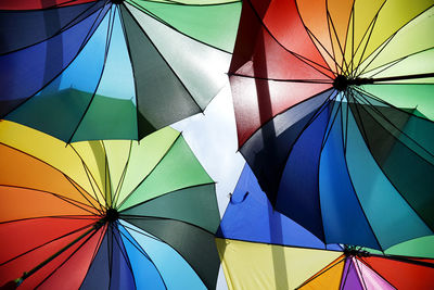 Low angle view of umbrella