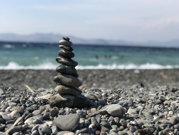 Stones on beach