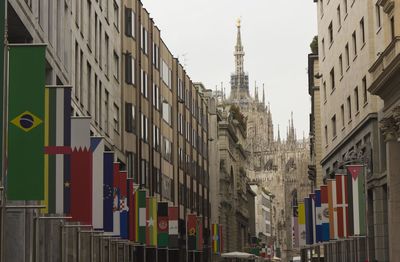 Panoramic view of buildings in city