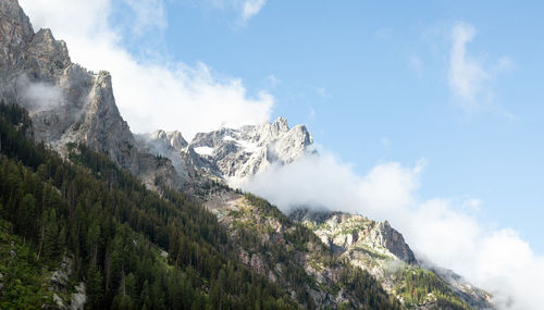 Grand teton mountain range 