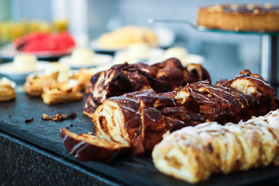 Close-up of food on cutting board