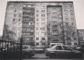 Cars on city street