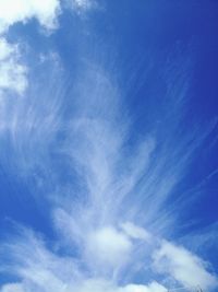 Low angle view of cloudy sky