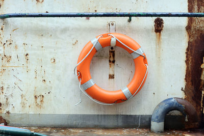 Close-up of boat