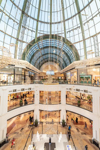 Group of people in shopping mall