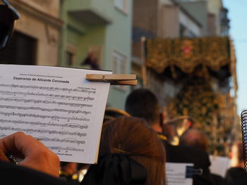 Group of people on book