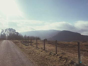 Scenic view of landscape against sky