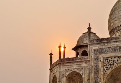 View of church against sky during sunset