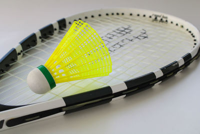 Close-up of equipment on white background