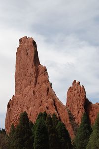 Scenic view of mountain against sky
