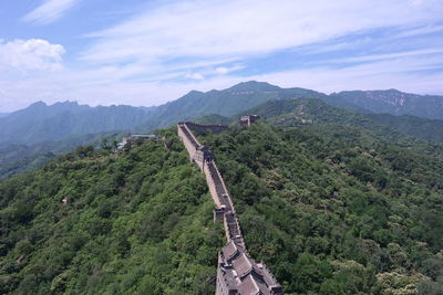 High angle view of a mountain