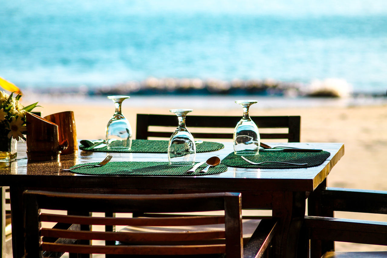 Restaurant by the beach