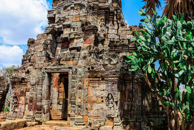 Low angle view of a temple