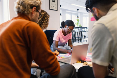 Business people having meeting in office