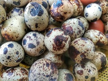 Full frame shot of eggs