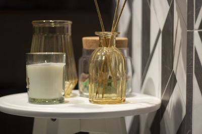 Close-up of drink on table