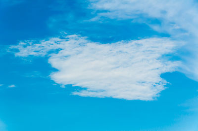 Low angle view of clouds in sky