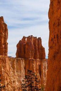 View of rock formations