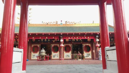 Red building exterior