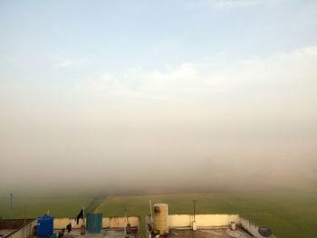 Scenic view of water against sky