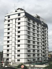 Building against sky in city