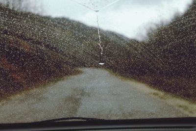 Car on road