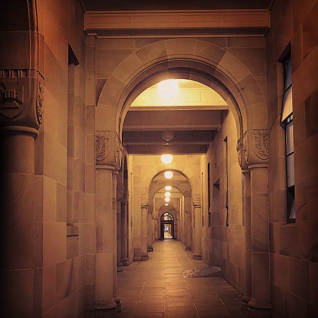 the way forward, architecture, illuminated, arch, diminishing perspective, built structure, lighting equipment, indoors, empty, vanishing point, corridor, narrow, in a row, walkway, long, building exterior, building, tunnel, archway, absence