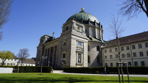 Low angle view of historical building