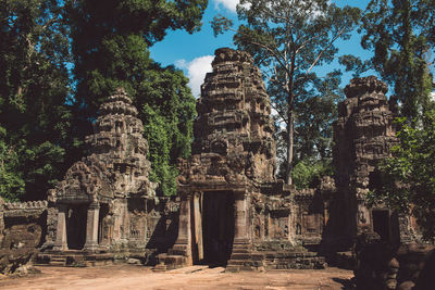 Old historical building in forest